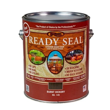 READY SEAL Goof Proof Semi-Transparent Burnt Hickory Oil-Based Penetrating Wood Stain/Sealer 1 gal 145